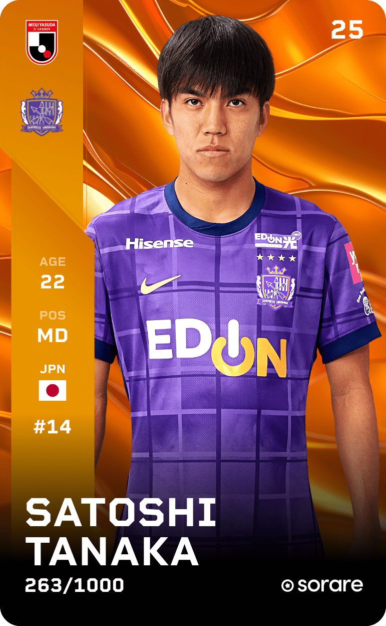 Satoshi Tanaka 2025-26 • Limited 263/1000