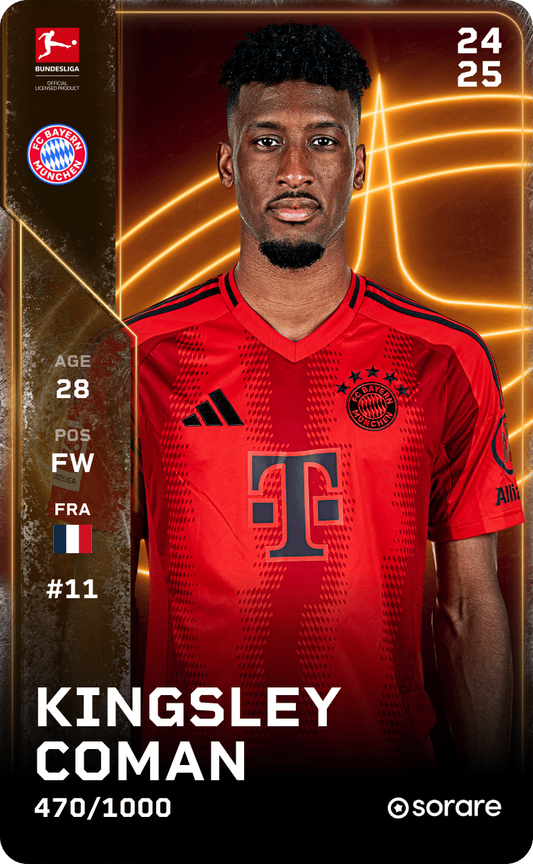 Kingsley Coman 2024-25 • Limited 470/1000