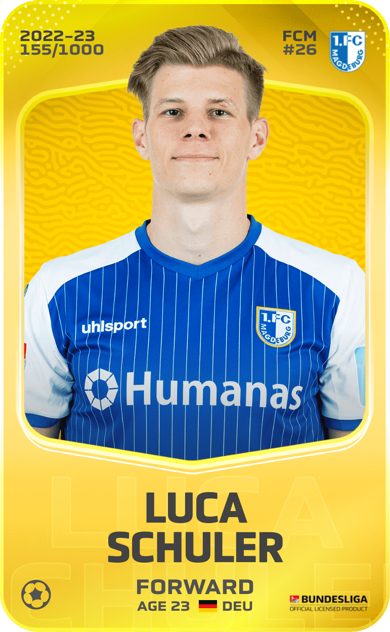 Luca Schuler 2022-23 • Limited 155/1000