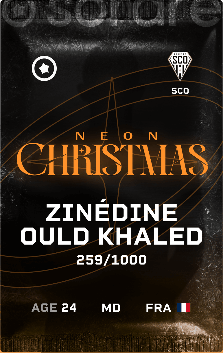 Zinédine Ould Khaled 2024-25 • Limited 259/1000