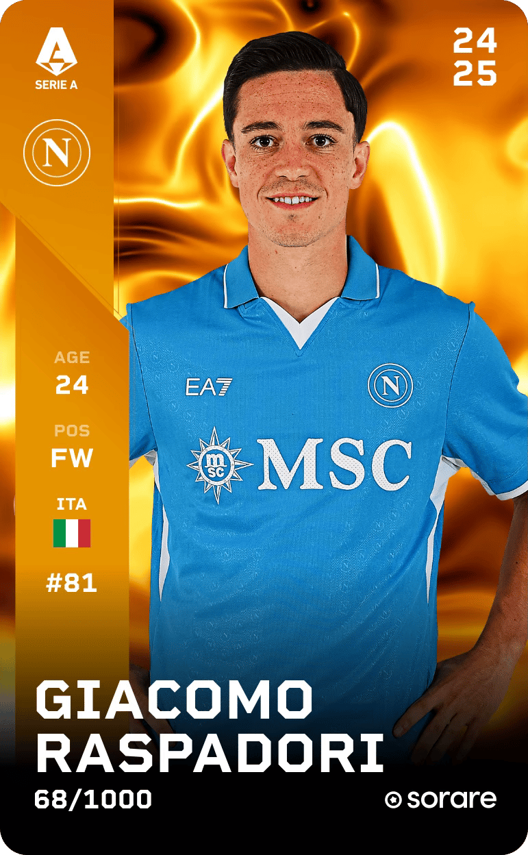 Giacomo Raspadori 2024-25 • Limited 68/1000