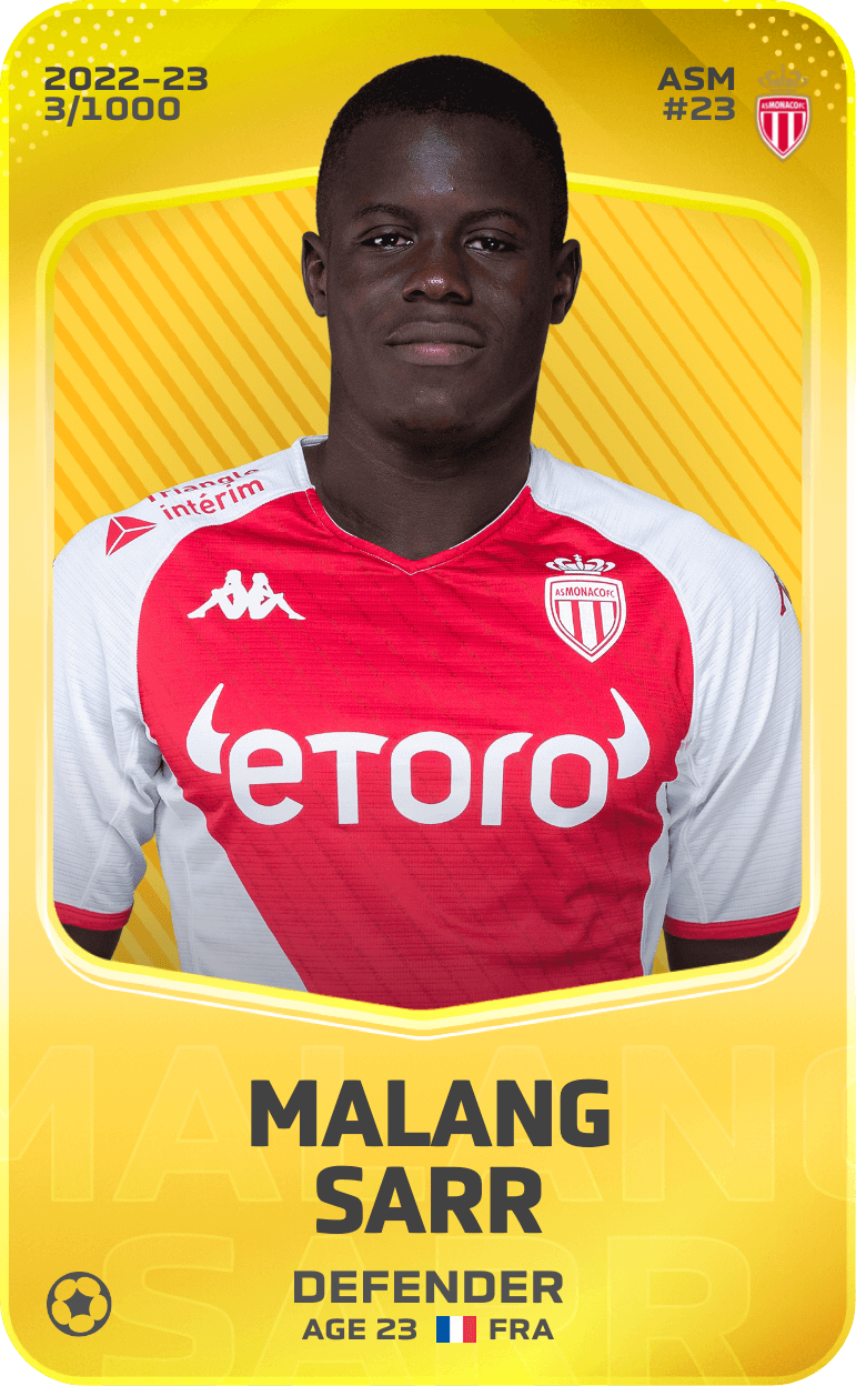 Malang Sarr 2022-23 • Limited 3/1000
