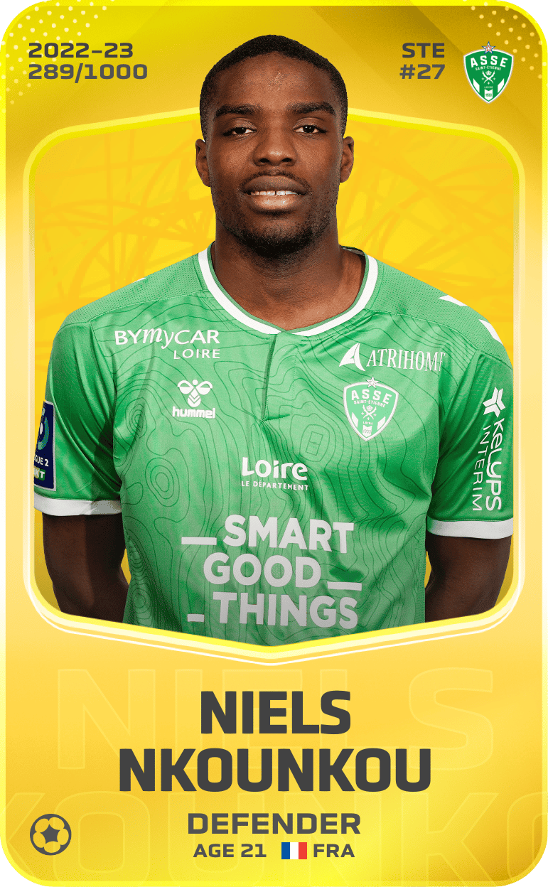 Niels Nkounkou 2022-23 • Limited 289/1000