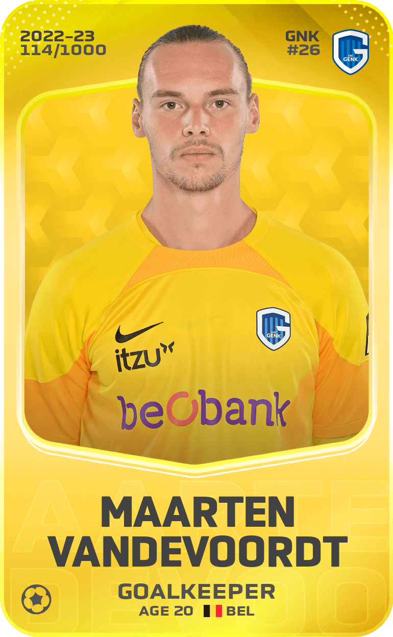 Maarten Vandevoordt 2022-23 • Limited 114/1000