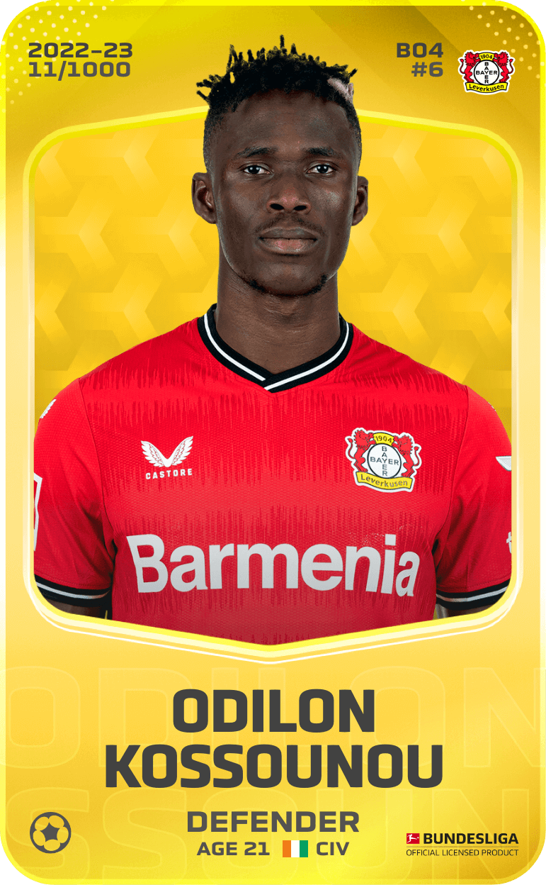 Odilon Kossounou 2022-23 • Limited 11/1000