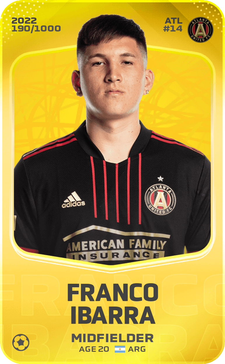 Franco Ibarra 2022-23 • Limited 190/1000