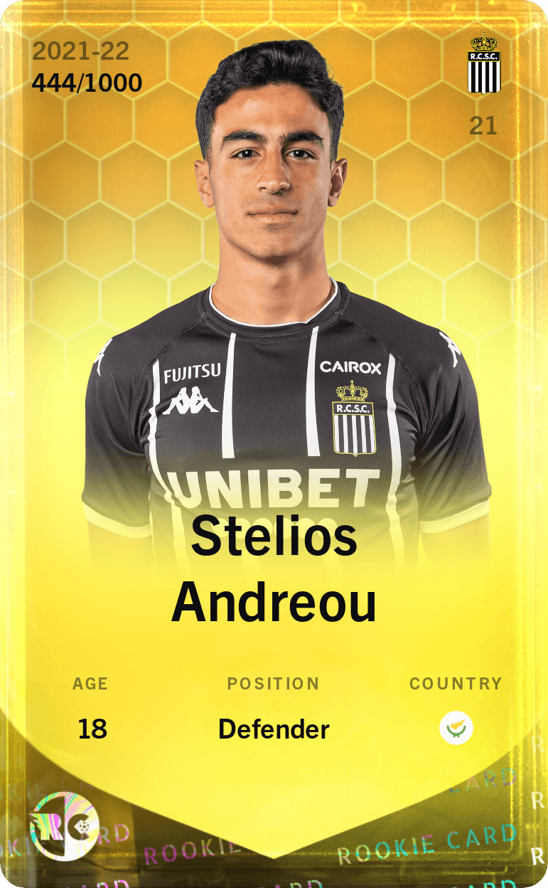 Stelios Andreou 2021-22 • Limited 444/1000