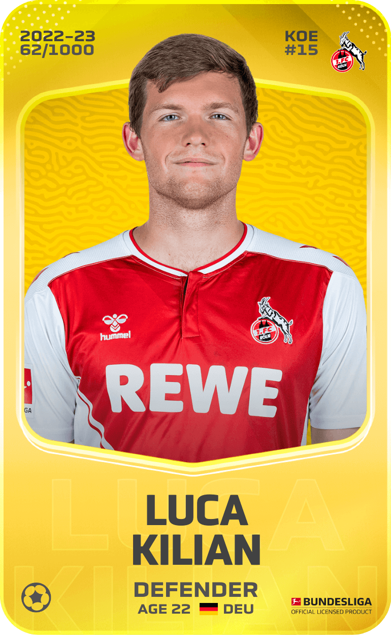 Luca Kilian 2022-23 • Limited 62/1000