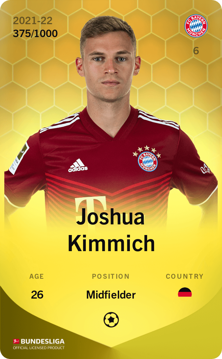 Joshua Kimmich 2021-22 • Limited 375/1000