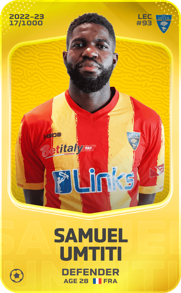 Samuel Umtiti 2022-23 • Limited 17/1000