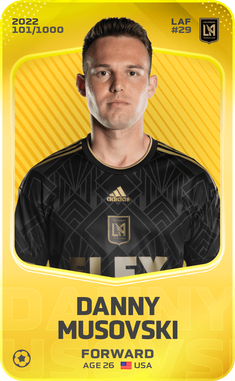 Danny Musovski 2022-23 • Limited 101/1000