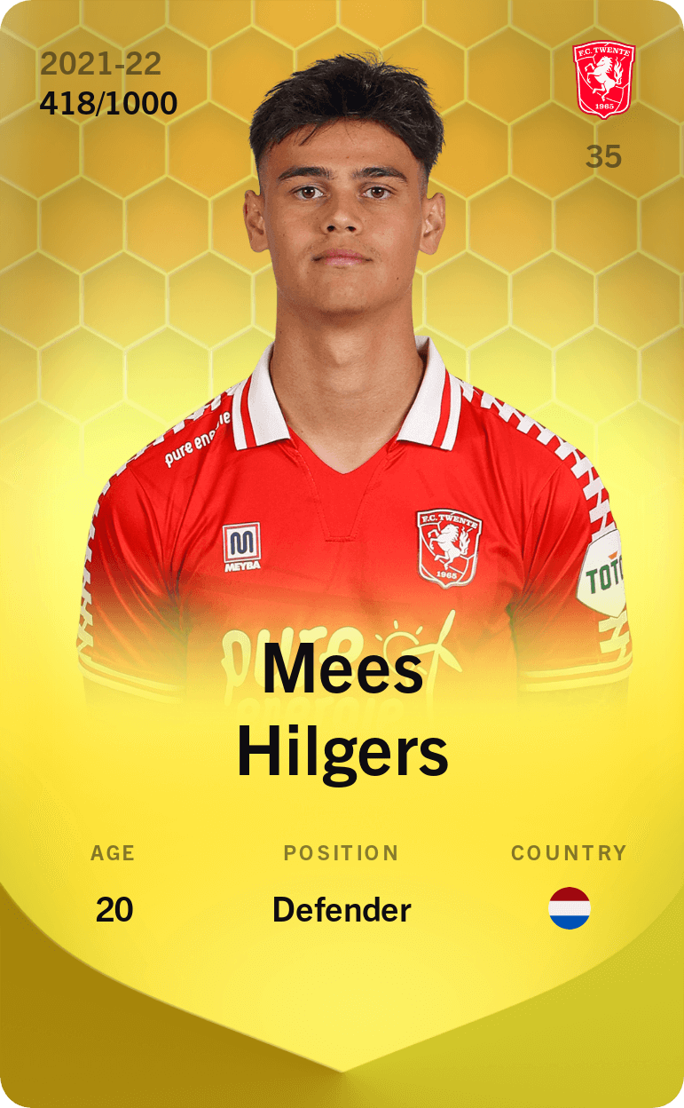 Mees Hilgers 2021-22 • Limited 418/1000