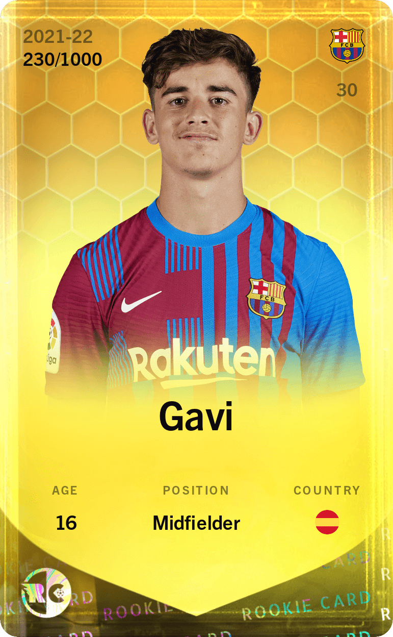 Gavi 2021-22 • Limited 230/1000