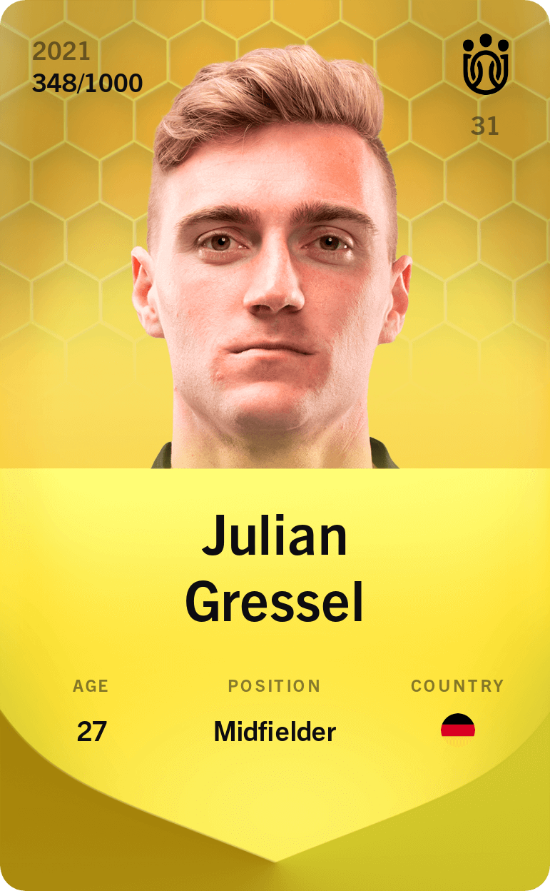 Julian Gressel 2021-22 • Limited 348/1000