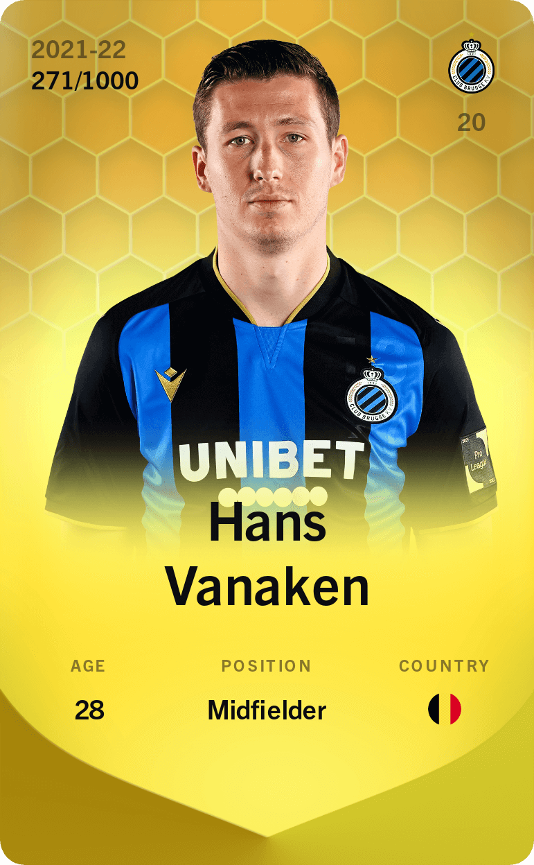 Hans Vanaken 2021-22 • Limited 271/1000