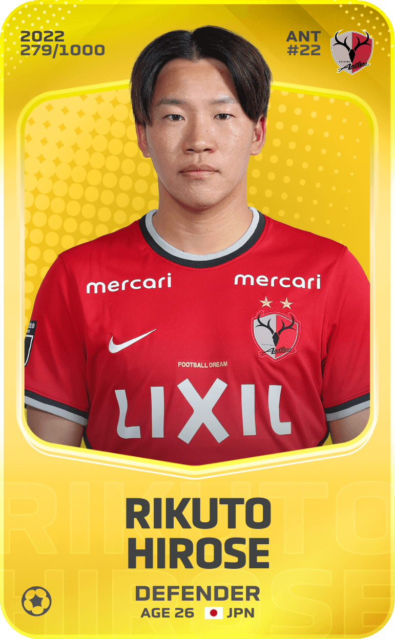 Rikuto Hirose 2022-23 • Limited 279/1000