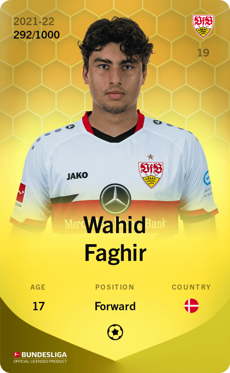 Wahid Faghir 2021-22 • Limited 292/1000