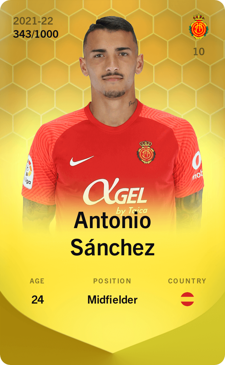 Antonio Sánchez 2021-22 • Limited 343/1000