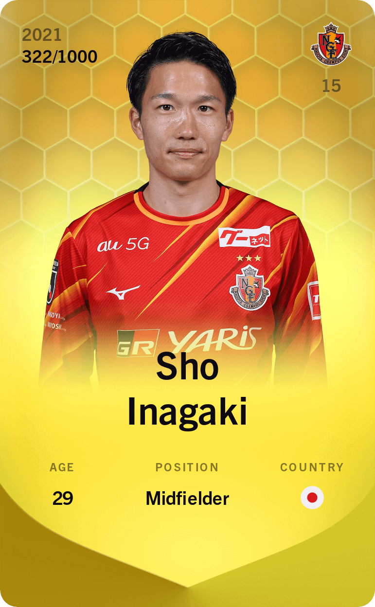 Sho Inagaki 2021-22 • Limited 322/1000