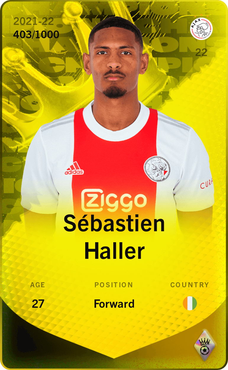 Sébastien Haller 2021-22 • Limited 403/1000
