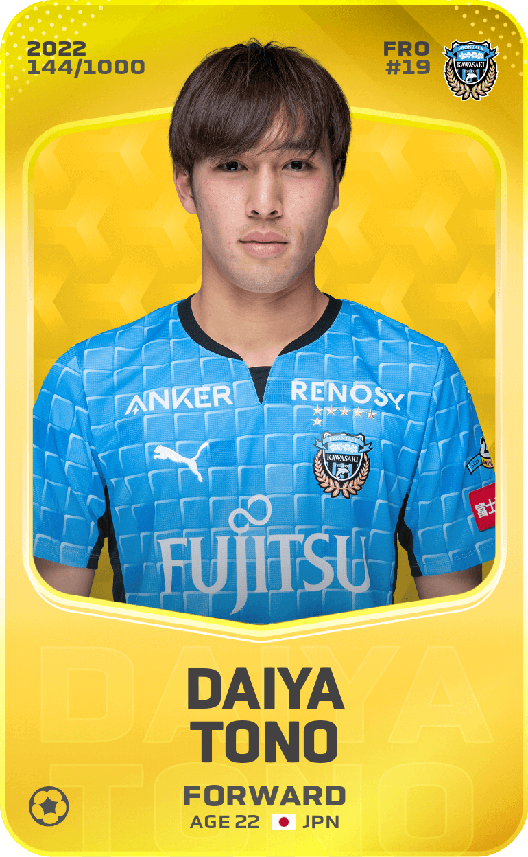 Daiya Tono 2022-23 • Limited 144/1000