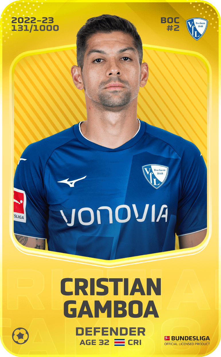 Cristian Gamboa 2022-23 • Limited 131/1000