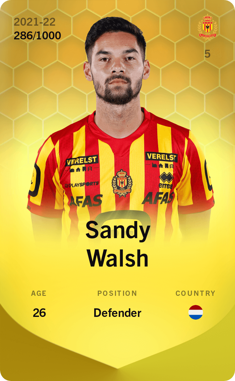 Sandy Walsh 2021-22 • Limited 286/1000