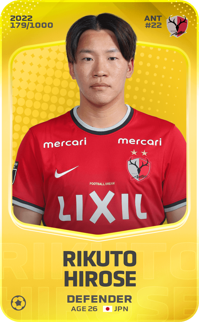 Rikuto Hirose 2022-23 • Limited 179/1000