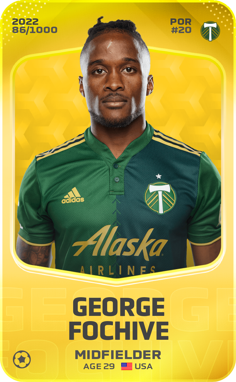 Sorare - Sorare Official - George Fochive 2022-23 • Limited 86/1000 - NFT # 85711694661353053153239694410794856394303341651973624010843186261444993176850