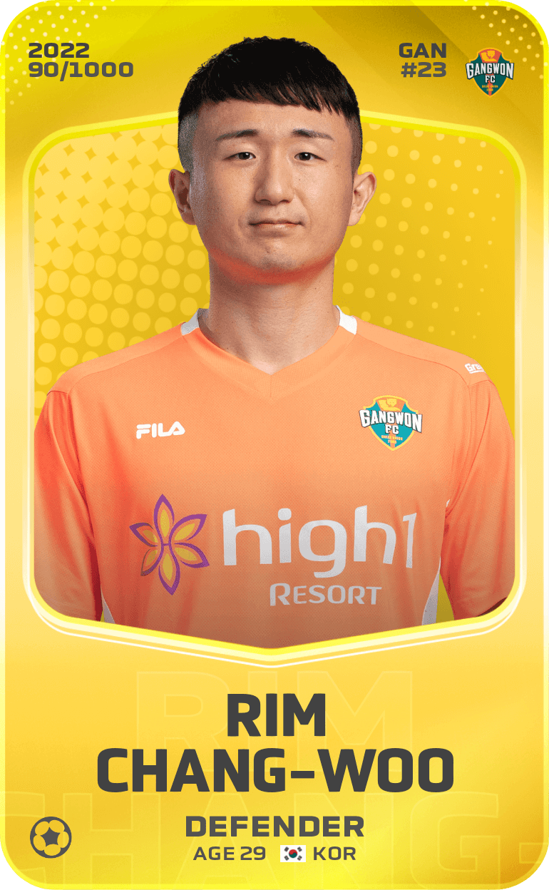 Rim Chang-Woo 2022-23 • Limited 90/1000