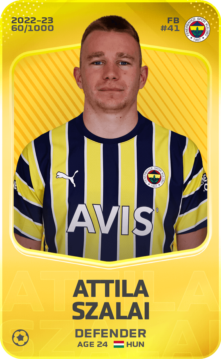 Attila Szalai 2022-23 • Limited 60/1000