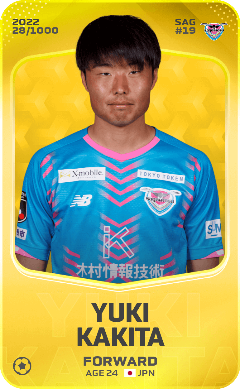 Yuki Kakita 2022-23 • Limited 28/1000