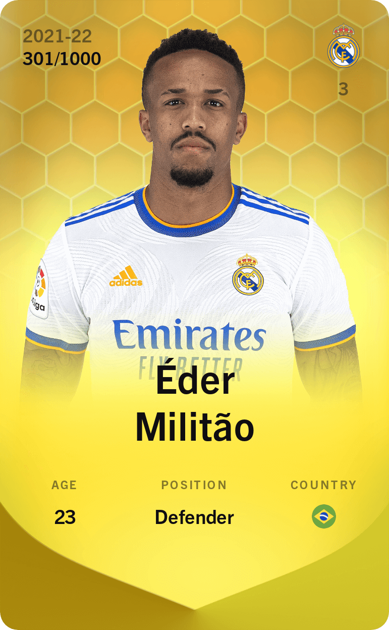 Éder Militão 2021-22 • Limited 301/1000