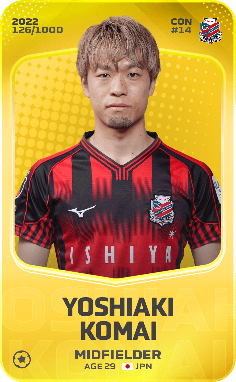 Yoshiaki Komai 2022-23 • Limited 126/1000