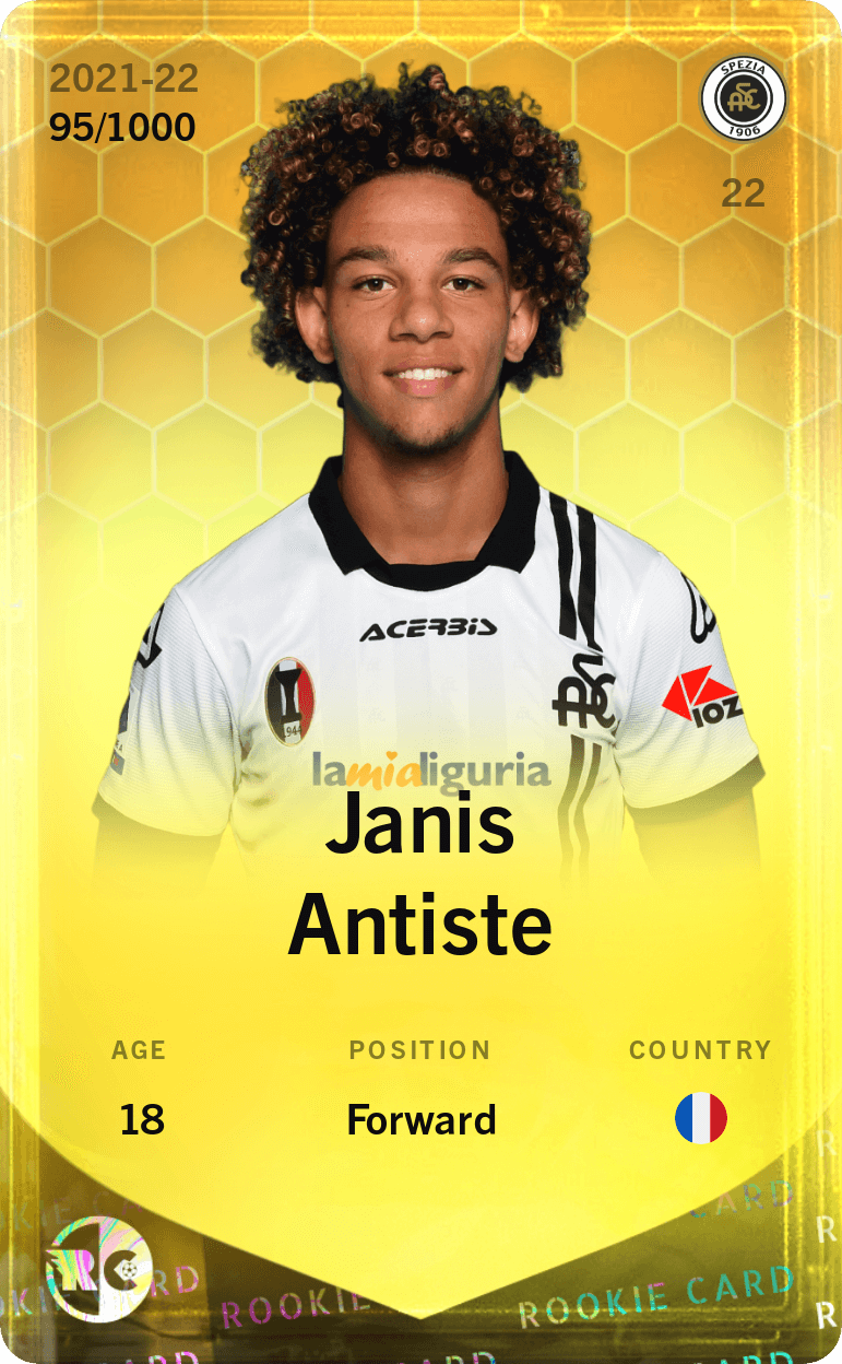 Janis Antiste 2021-22 • Limited 95/1000