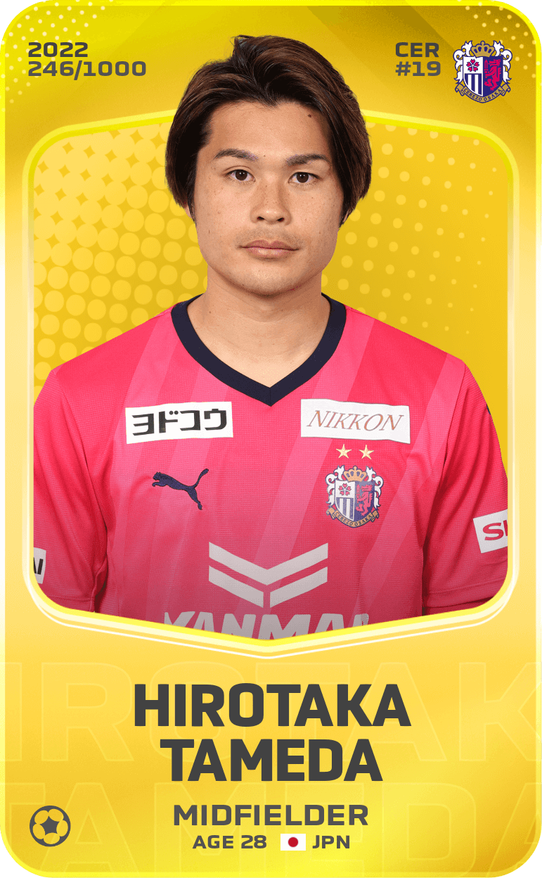 Hirotaka Tameda 2022-23 • Limited 246/1000