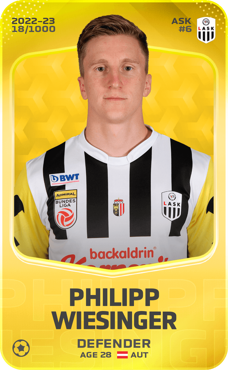 Philipp Wiesinger 2022-23 • Limited 18/1000