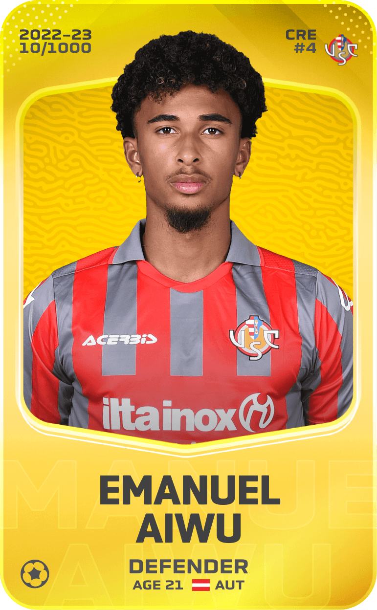 Emanuel Aiwu 2022-23 • Limited 10/1000