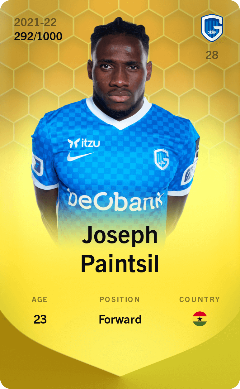 Joseph Paintsil 2021-22 • Limited 292/1000