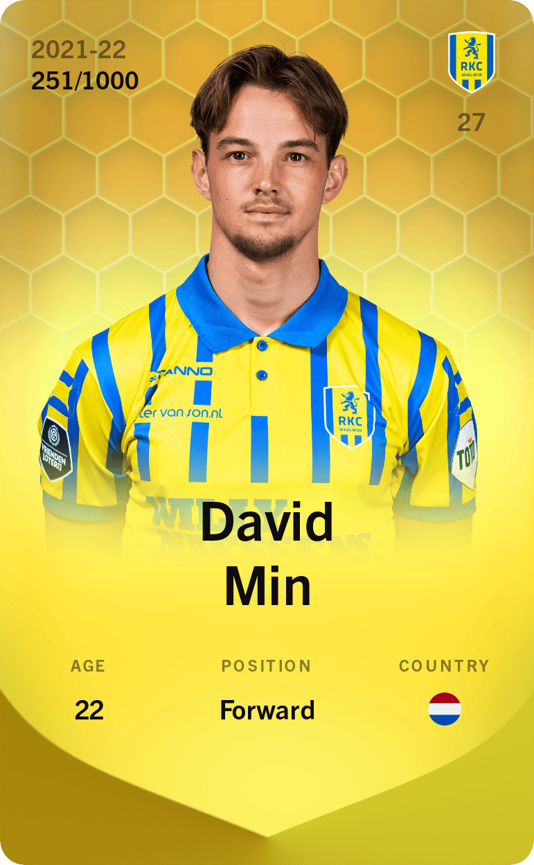 David Min 2021-22 • Limited 251/1000