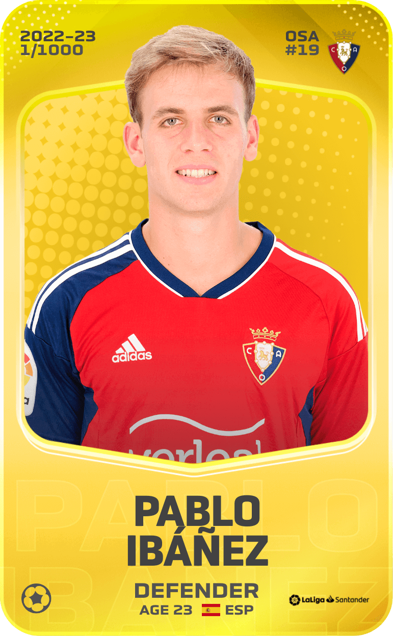 Pablo Ibáñez 2022-23 • Limited 1/1000