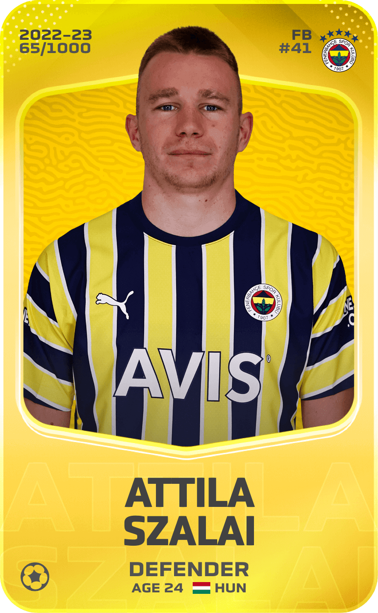 Attila Szalai 2022-23 • Limited 65/1000
