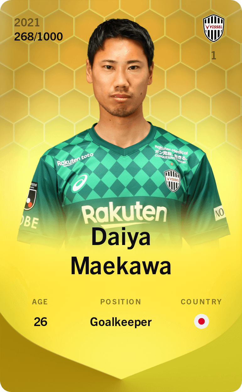 Daiya Maekawa 2021-22 • Limited 268/1000