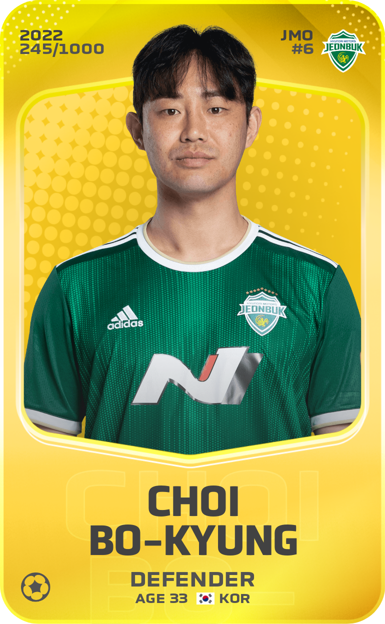 Sorare - Sorare Official - Choi Bo-Kyung 2022-23 • Limited 245/1000 - NFT # 90131530597263715798304692444280498536108518310101823708867782827837094157058