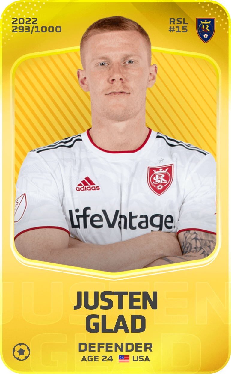 Justen Glad 2022-23 • Limited 293/1000