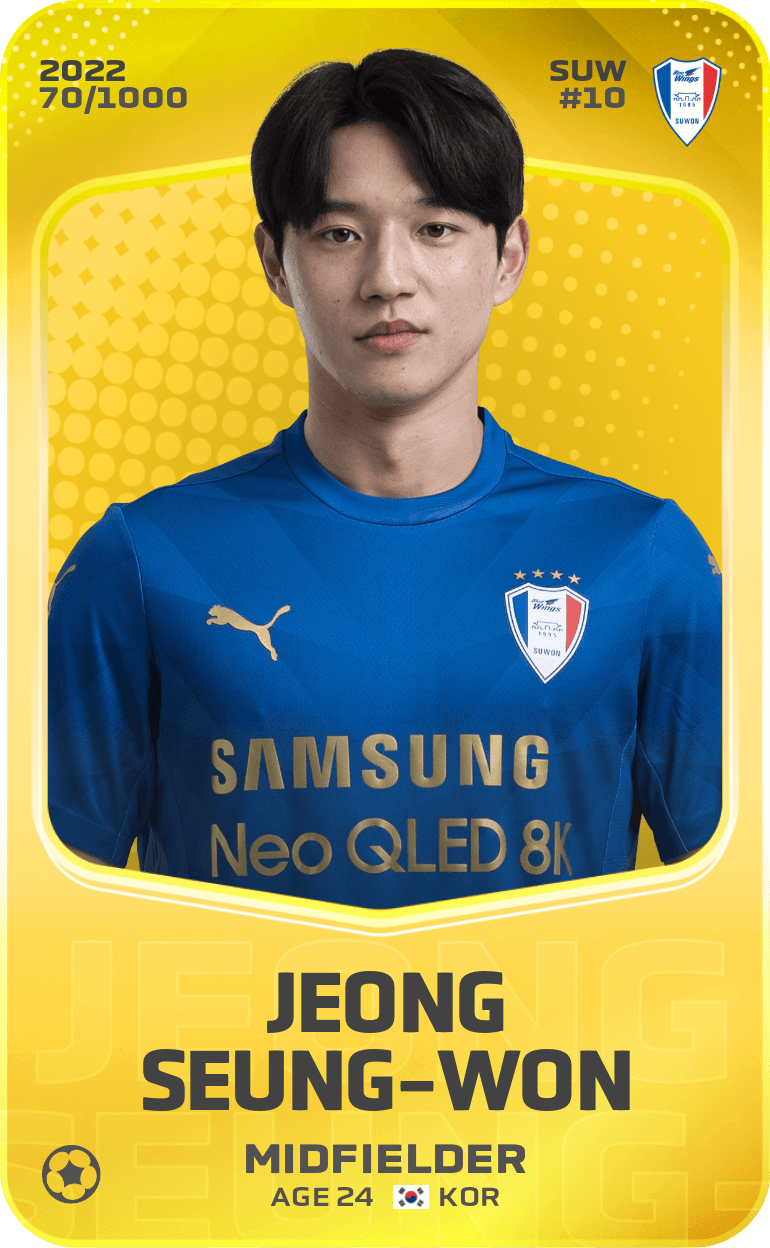 Jeong Seung-Won 2022-23 • Limited 70/1000