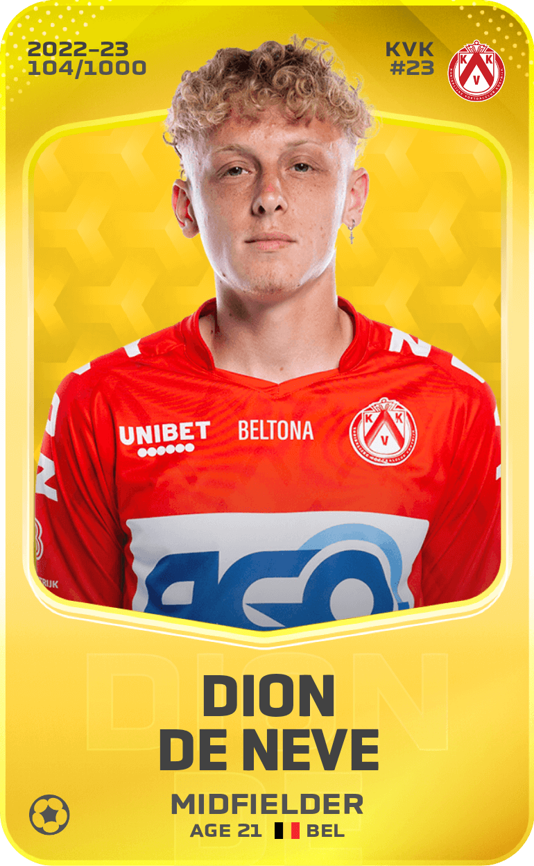 Dion De Neve 2022-23 • Limited 104/1000