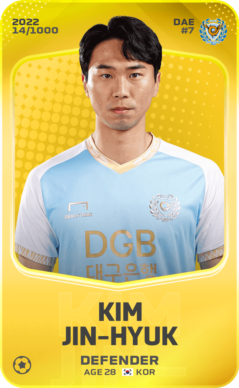 Kim Jin-Hyuk 2022-23 • Limited 14/1000