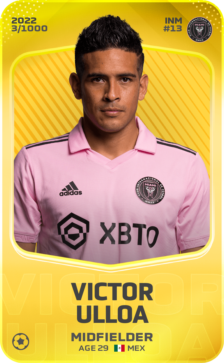 Sorare - Sorare Official - Victor Ulloa 2022-23 • Limited 3/1000 - NFT # 5203115724524844572309660973277743512283207554760021636325997250046389434136