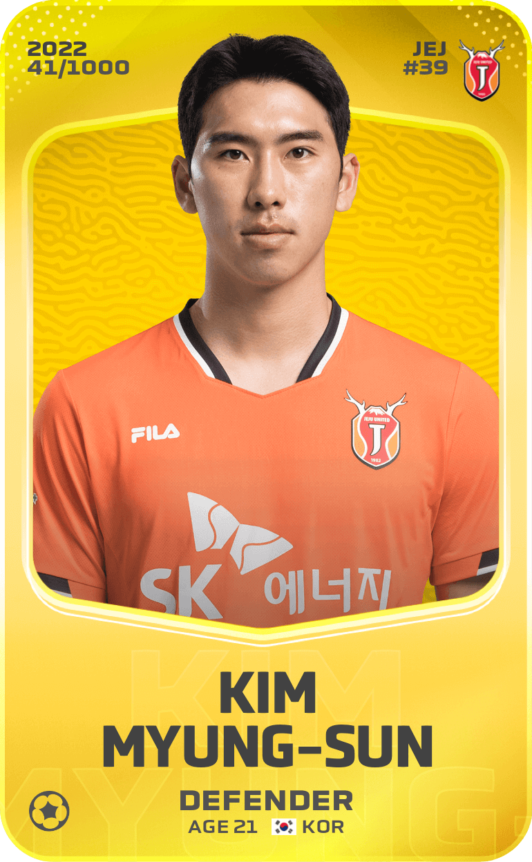 Kim Myung-Sun 2022-23 • Limited 41/1000